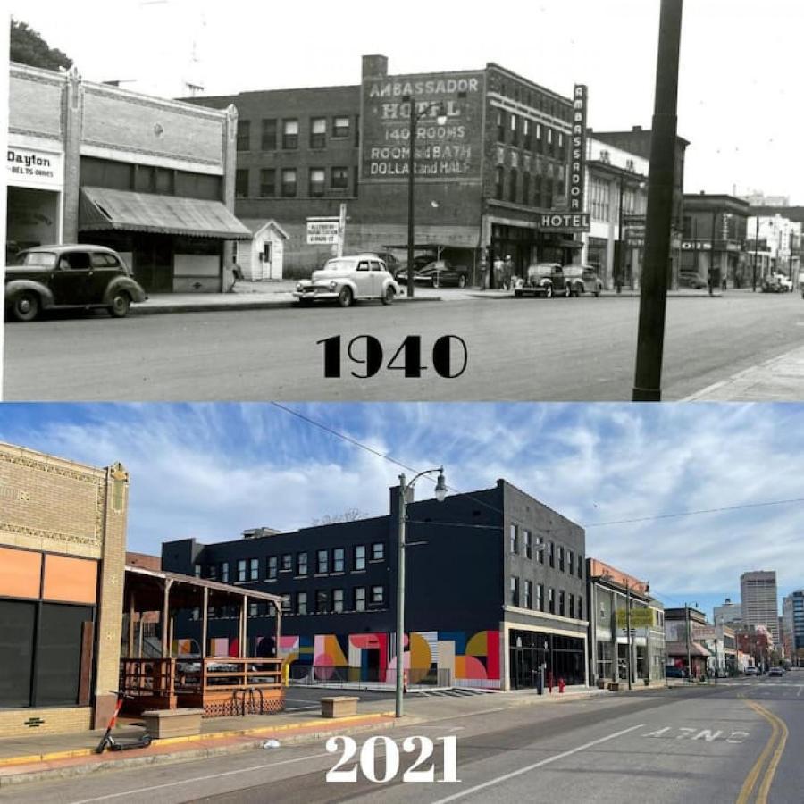 Historic Vibe On Main St Lejlighed Memphis Eksteriør billede